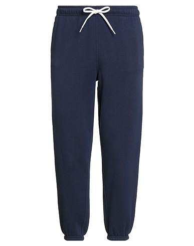 POLO RALPH LAUREN Casual trouser Navy blue 83% Cotton, 17% Polyester
