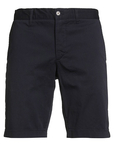 LACOSTE Shorts & Bermuda Midnight blue 97% Cotton, 3% Elastane