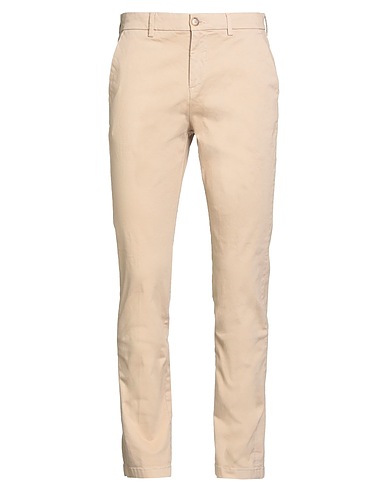 CRUNA Casual pants Beige 97% Cotton, 3% Elastane