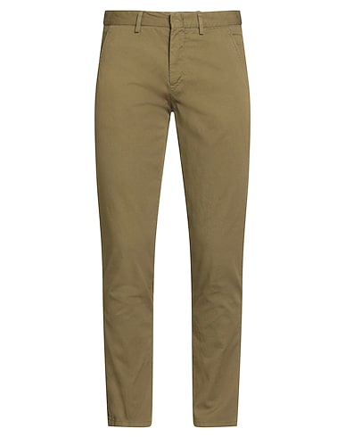PT Torino Casual trouser Military green 98% Cotton, 2% Elastane