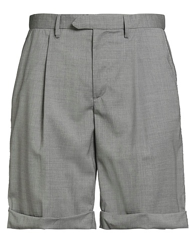 BALLANTYNE Shorts & Bermuda Light grey 97% Virgin Wool, 3% Elastane