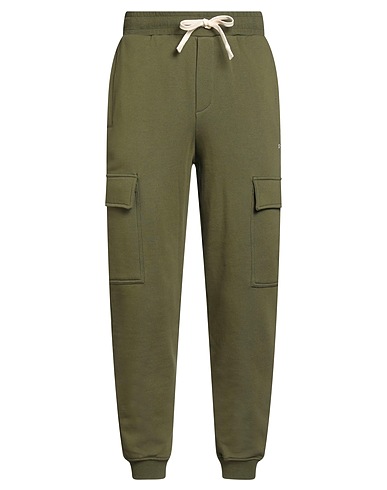 SHOE Casual pants Military green 100% Cotton
