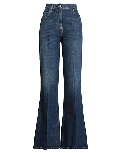 FABIANA FILIPPI Denim trousers Blue 98% Cotton, 2% Elastane