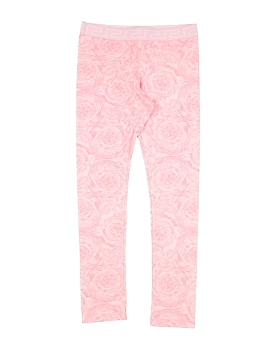 VERSACE YOUNG Leggings Pink 91% Cotton, 9% Elastane