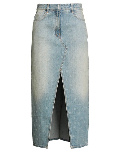 GIVENCHY Denim skirt Blue 100% Cotton