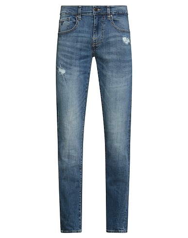 GUESS Denim trousers Blue 99% Cotton, 1% Elastane