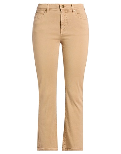 PINKO Bootcut Jeans DENIM Beige 93% Cotton, 5% Elastomultiester, 2% Elastane