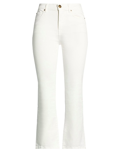 PINKO Bootcut Jeans DENIM White 93% Cotton, 5% Elastomultiester, 2% Elastane