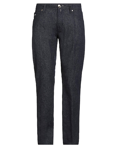 TRAMAROSSA Casual trouser Navy blue 100% Virgin Wool