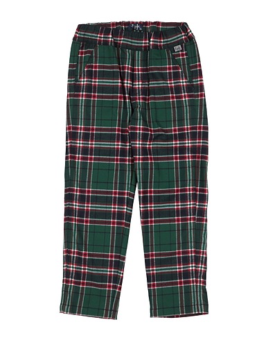 IL GUFO Casual trouser Green 69% Polyester, 29% Viscose, 2% Elastane
