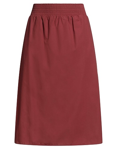FABIANA FILIPPI Midi skirt Brick red 100% Cotton