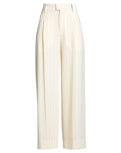 ISABEL MARANT Casual trouser Ivory 97% Polyester, 2% Elastane, 1% Viscose
