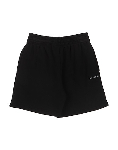 BALENCIAGA KIDS Παντελόνι φόρμας Μαύρο 100% Βαμβάκι