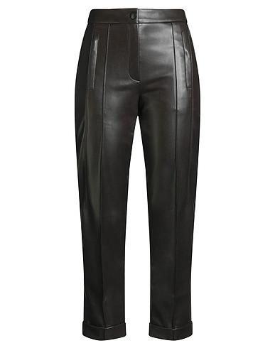 MARC CAIN Casual trouser Dark brown 100% Polyamide, Polyurethane