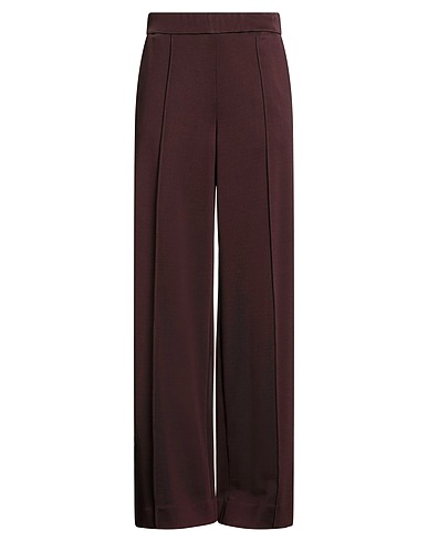 JIL SANDER Casual pants Dark brown 46% Viscose, 40% Virgin Wool, 10% Polyamide, 4% Elastane