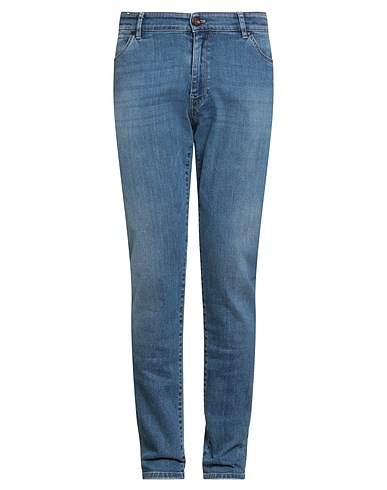 PT Torino Denim trousers Blue 81% Cotton, 11% Lyocell, 6% Elastomultiester, 2% Elastane