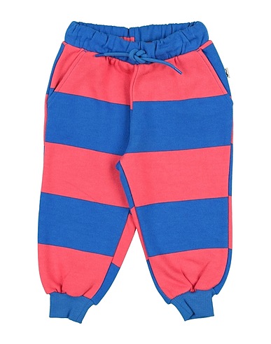 MINI RODINI Casual pants Blue 100% Cotton, Organic cotton