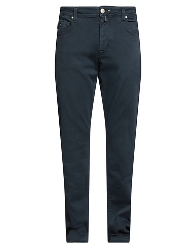 TRAMAROSSA Denim pants Midnight blue 85% Cotton, 10% Polyester, 5% Elastane