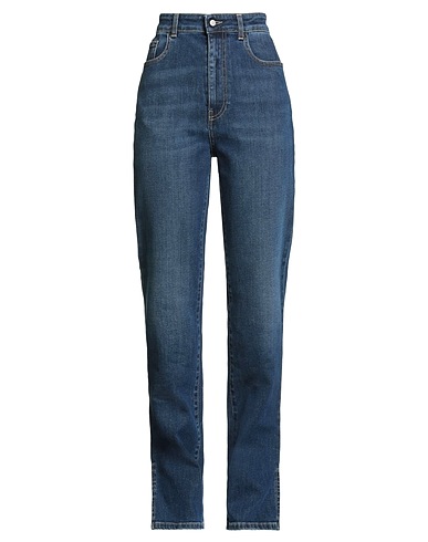 FABIANA FILIPPI Denim trousers Blue 98% Cotton, 2% Elastane