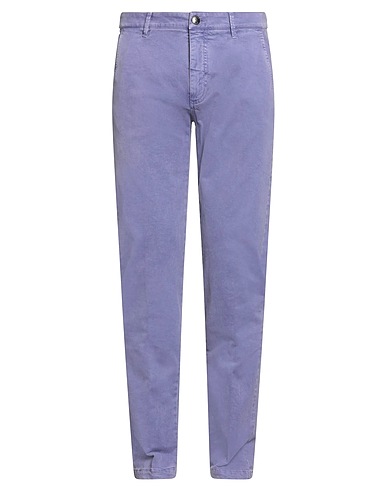 BARBA Napoli Casual pants Purple 98% Cotton, 2% Elastane