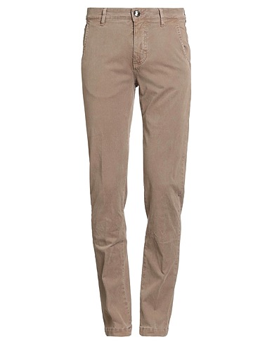 BARBA Napoli Повседневные брюки Хаки 98% Хлопок, 2% Эластан