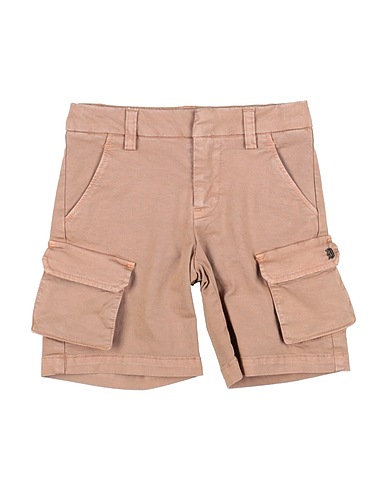 DONDUP Shorts & Bermuda KIDS Light brown 97% Cotton, 3% Elastane
