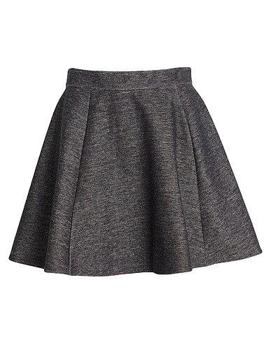 MAX&Co. Mini skirt SLOGAN
 Charcoal 98% Cotton, 2% Elastane