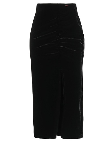 ARMANI EXCHANGE Midi-Rock Schwarz 90% Polyester, 10% Elastan