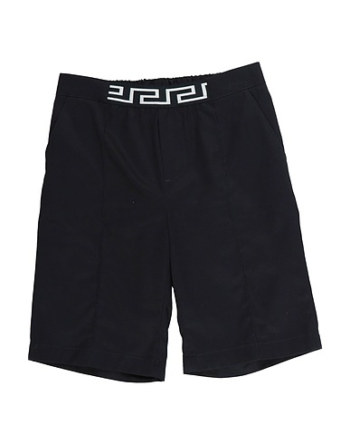 VERSACE YOUNG Shorts & Bermudas Nachtblau 100% Baumwolle, Polyester, Polyamid, Elastan