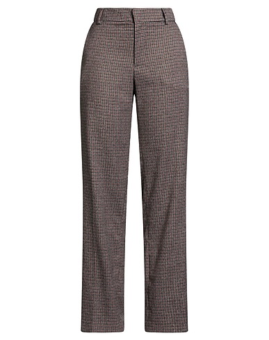 MARIUCCIA Casual trouser Rust 80% Polyester, 18% Viscose, 2% Elastane