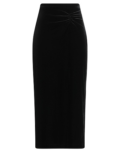 MARELLA Maxi Skirts Black 92% Polyester, 8% Elastane