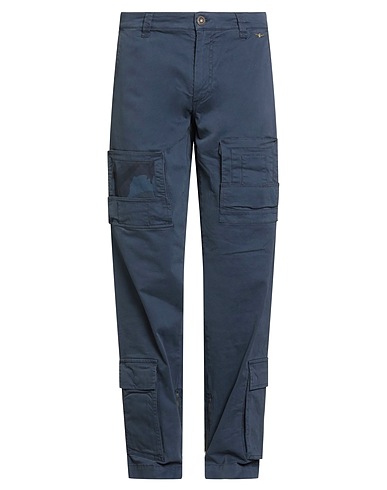 AERONAUTICA MILITARE Casual trouser Blue 97% Cotton, 3% Elastane