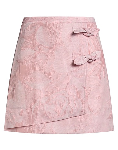 GANNI Mini skirt Light pink 52% Recycled polyester, 30% Polyester, 18% Polyamide