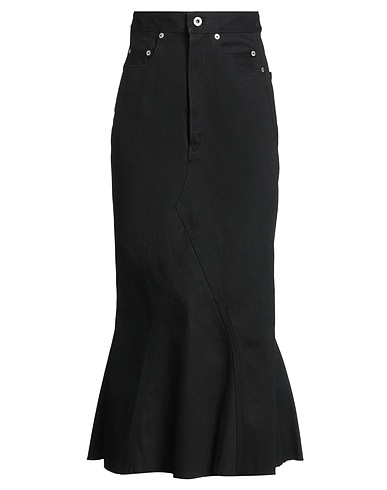 RICK OWENS Denim skirt 100% Cotton