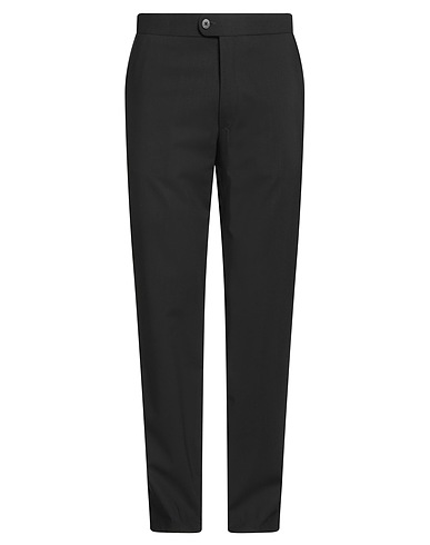 EDUARD DRESSLER Casual παντελόνι Μαύρο 100% Παρθένο μαλλί