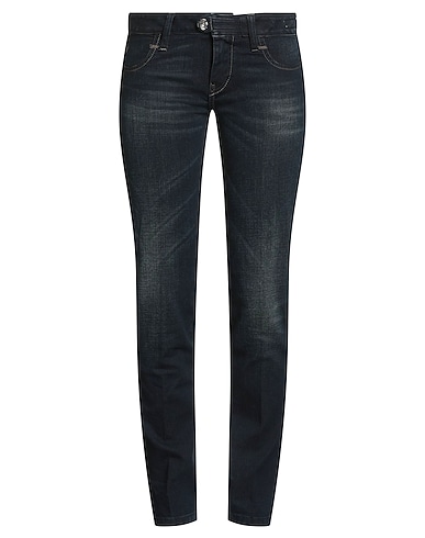 JACOB COHЁN Denim trousers Blue 99% Cotton, 1% Elastane