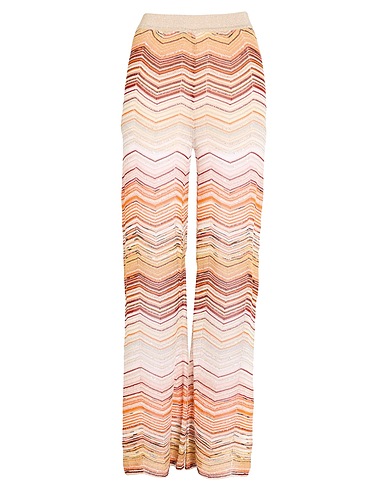 MISSONI Casual pants Rust 77% Viscose, 11% Metallic fiber, 8% Polyamide, 4% Polyester