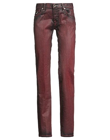 JACOB COHЁN Pantalones vaqueros Rojo 98% Algodón, 2% Elastán