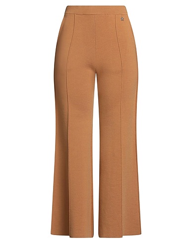 SOUVENIR Casual trouser PRIVÉE Sand 38% Polyester, 32% Acrylic, 30% Wool