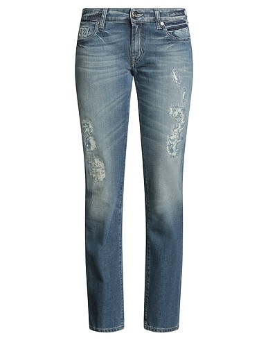 JACOB COHЁN Denim trousers Blue 70% Cotton, 30% Elastane