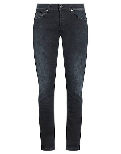 DONDUP Denim pants Blue 90% Recycled cotton, 8% Elastomultiester, 2% Elastane