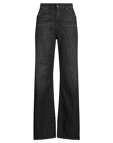 DONDUP Denim trousers Black 80% Cotton, 20% Recycled cotton