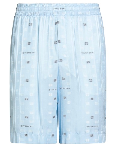 GIVENCHY Shorts & Bermuda Light blue 98% Viscose, 2% Elastane