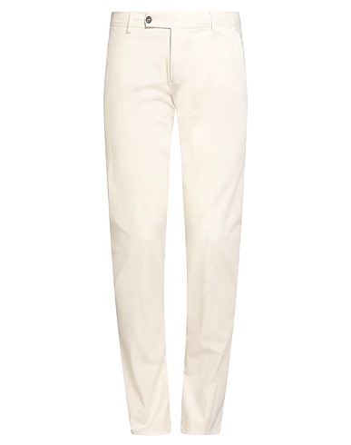 BERWICH Casual trouser VISSUTO Ivory 89% Cotton, 11% Elastane