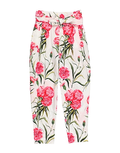 DOLCE&GABBANA Pantalone Bianco 100% Cotone