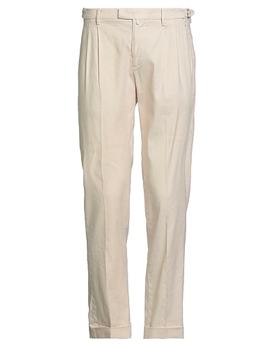 BRIGLIA 1949 Casual pants Light grey 66% Linen, 31% Cotton, 3% Elastane
