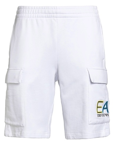 EA7 Shorts & Bermuda White 100% Cotton