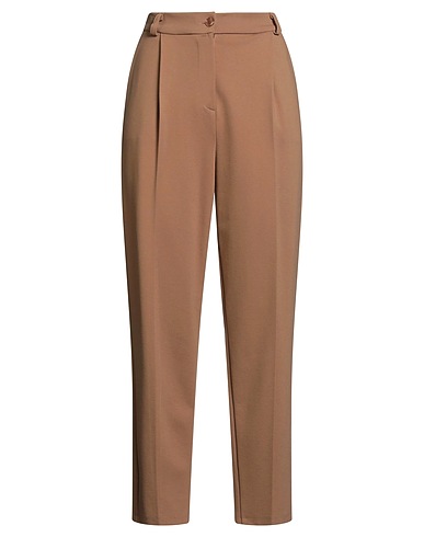 KING KONG Casual trouser Camel 65% Viscose, 32% Polyamide, 3% Elastane