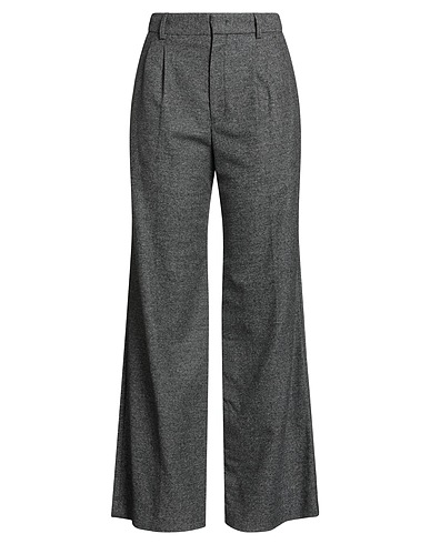 ISABEL MARANT Casual pants Black 68% Virgin Wool, 25% Polyamide, 5% Cashmere, 2% Elastane