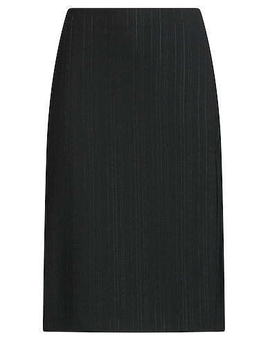 SEVENTY VENEZIA Midi-Rock Schwarz 52% Polyester, 43% Schurwolle, 4% Viskose, 1% Elastan